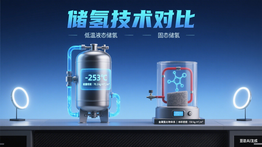 低温液态储氢 vs 固态储氢：技术纵深对比与规模化前景研判 —— 低温液态储氢引领氢能规模化应用方向