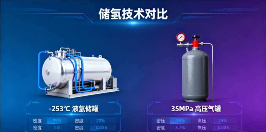 低温液态储氢 VS 高压气态储氢：氢能规模化储运的核心路径博弈